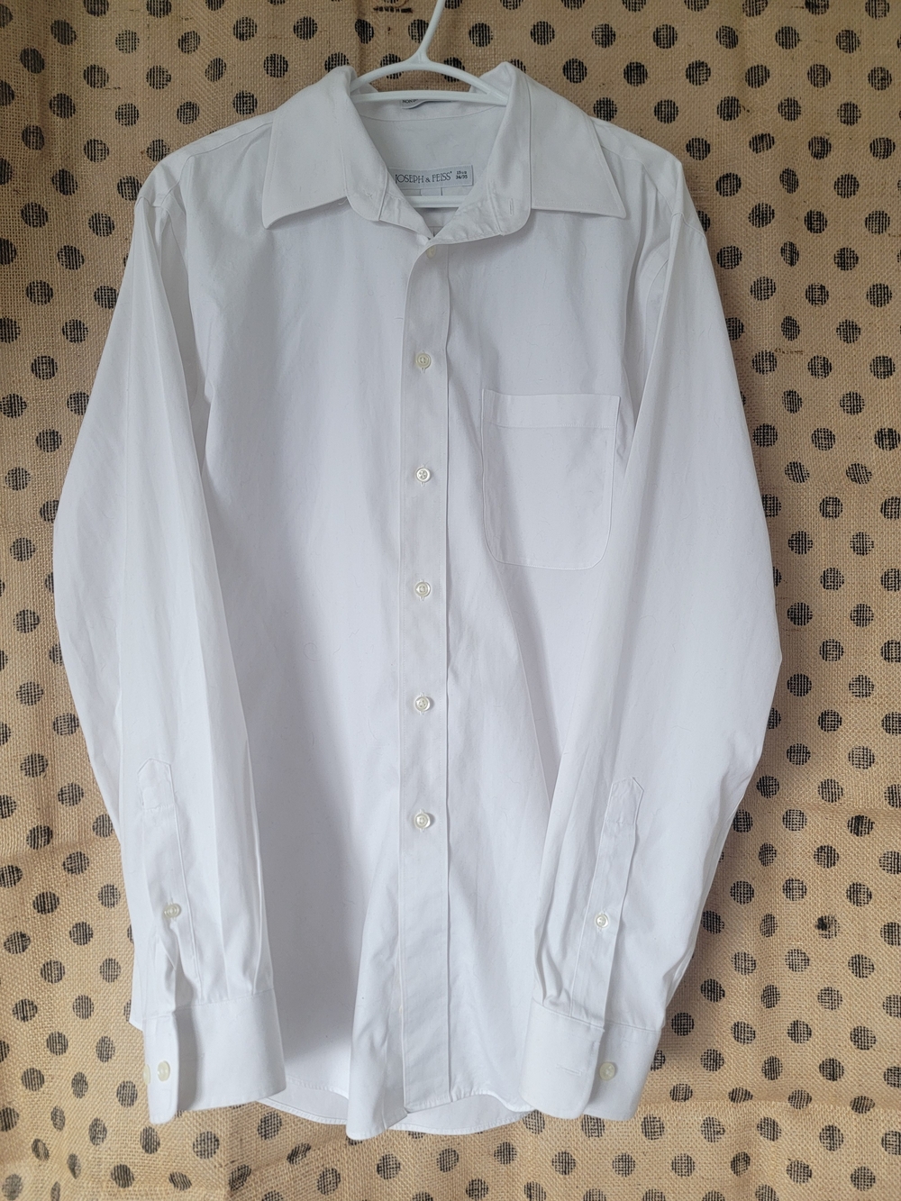 Joseph & Feiss White Men's Dress Shirt